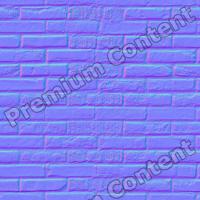 seamless wall bricks normal map 0008